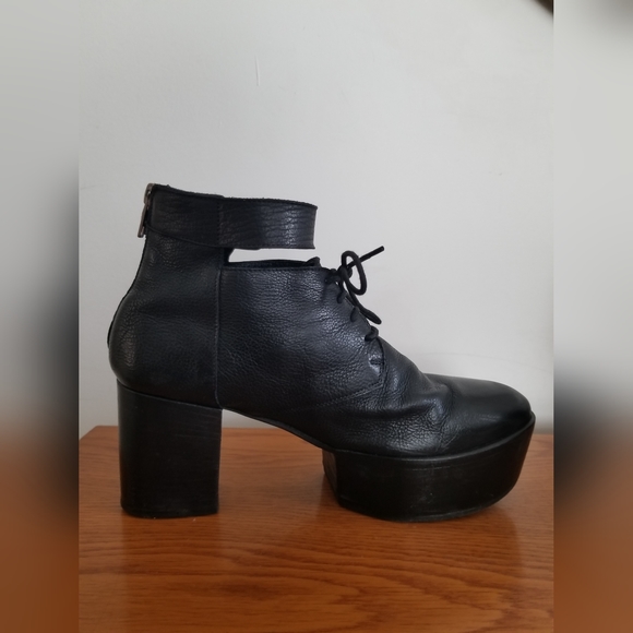 Creatures of Comfort Platform Stack Heels - Picture 5 of 11